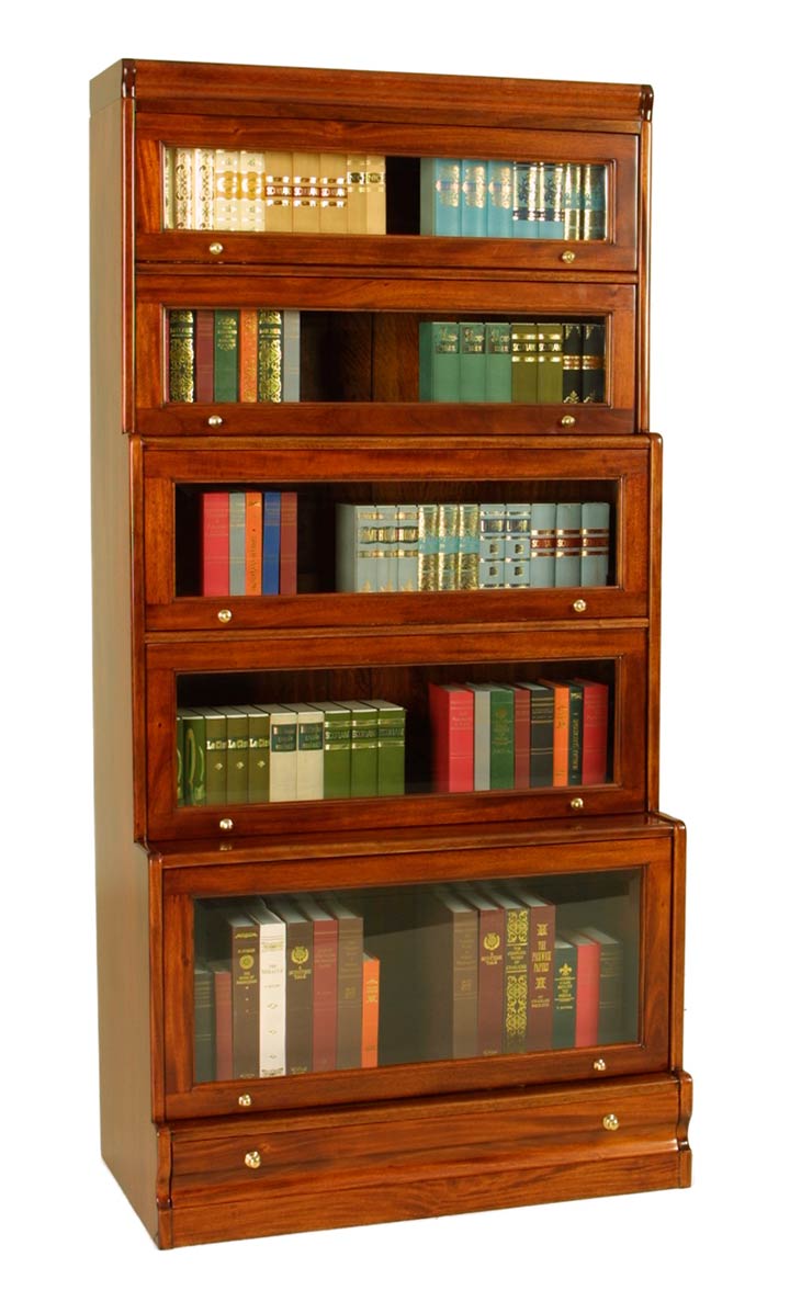 2'9 5 Door Stacking Bookcase