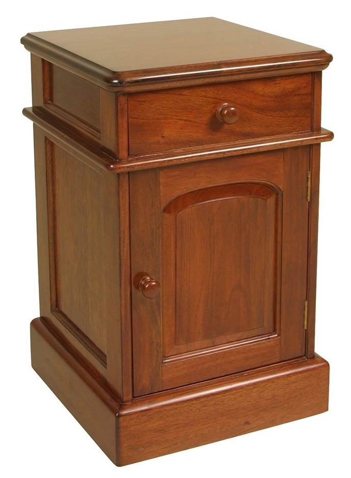 Carved Panel Bedside