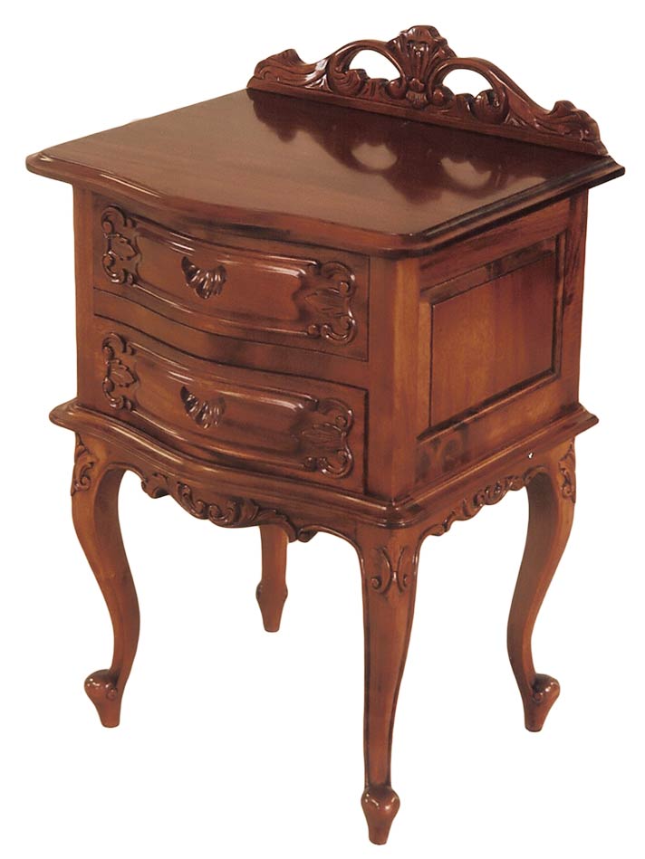 2 Drawer Louis Bedside