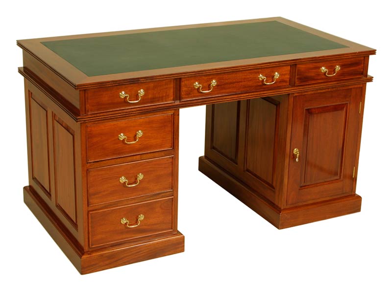 5'0 x 3'0 Victorian Reeded Desk Cupboard RHS