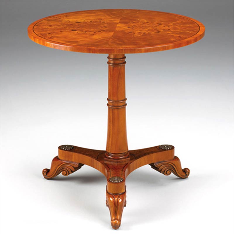 Pedestal Side Table