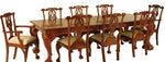 Chippendale Heavy Carved (2 Leaf) Dining Table