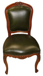 Rose Carved Upholstered Back Dining Chair