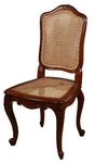 French Rattan Dining Chair Rustic Seat